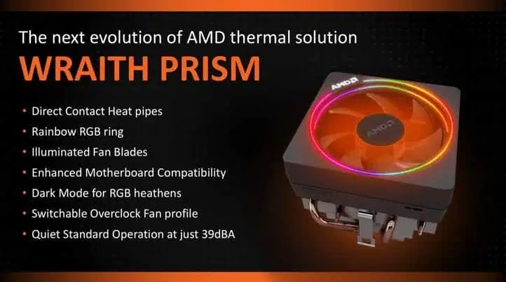 amd wraight prism ryzen 2000