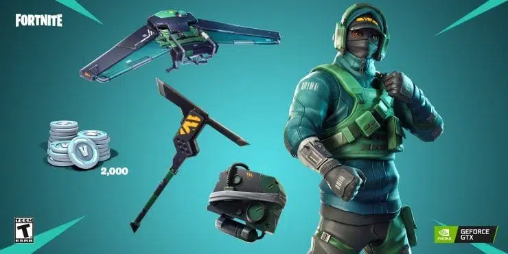 Nvidia GeForce Fortnite Bundle cosmetico