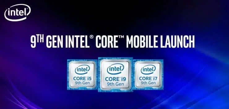 Intel Core 9Gen Mobile