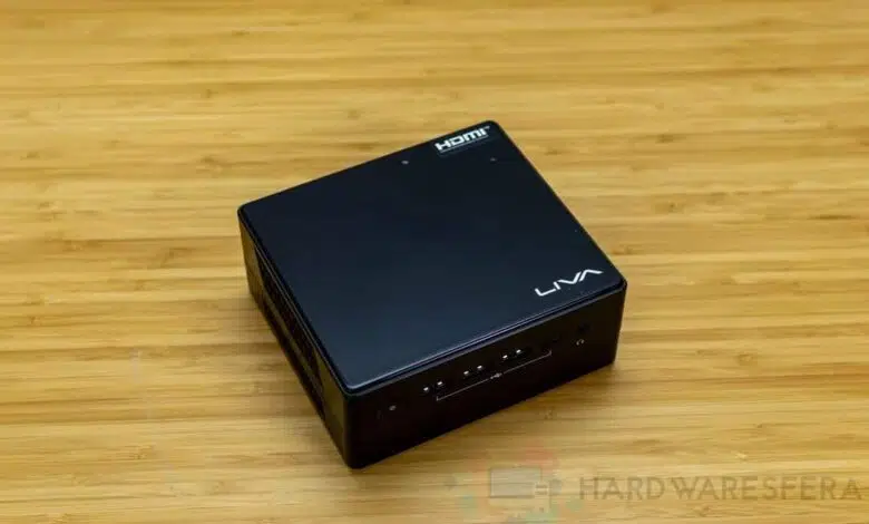 MiniPC-ECS-LIVA-Z3-Series parte superior