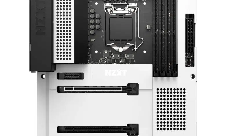 nzxt n7 z590 placa base hardware