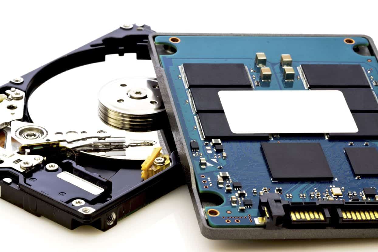disco duro abierto vs SSD