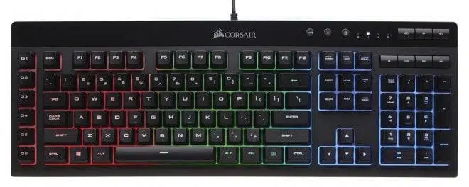 corsair clavier gaming k55 rgb