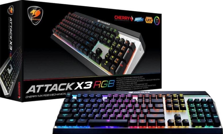 cougar attack x3 teclado