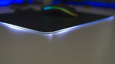 Razer firefly detalle iluminacion lateral