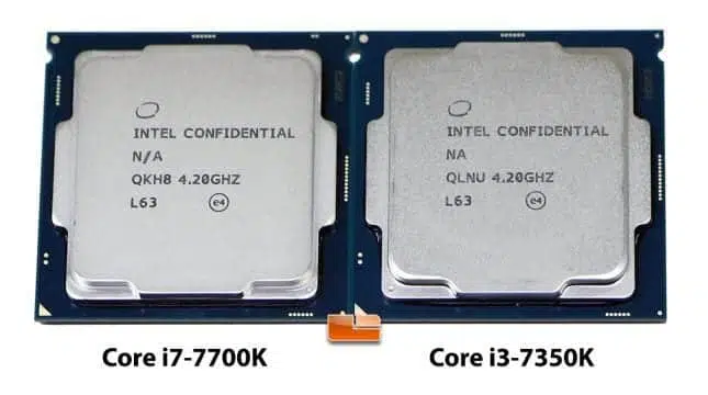 Intel 7700k 7350k