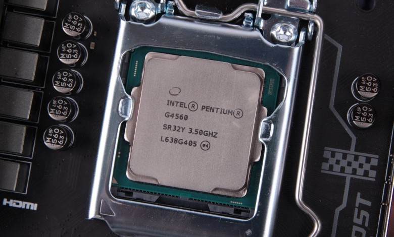 Intel pentium g4560 cpu