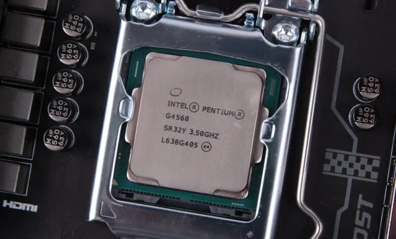 Intel pentium g4560 cpu