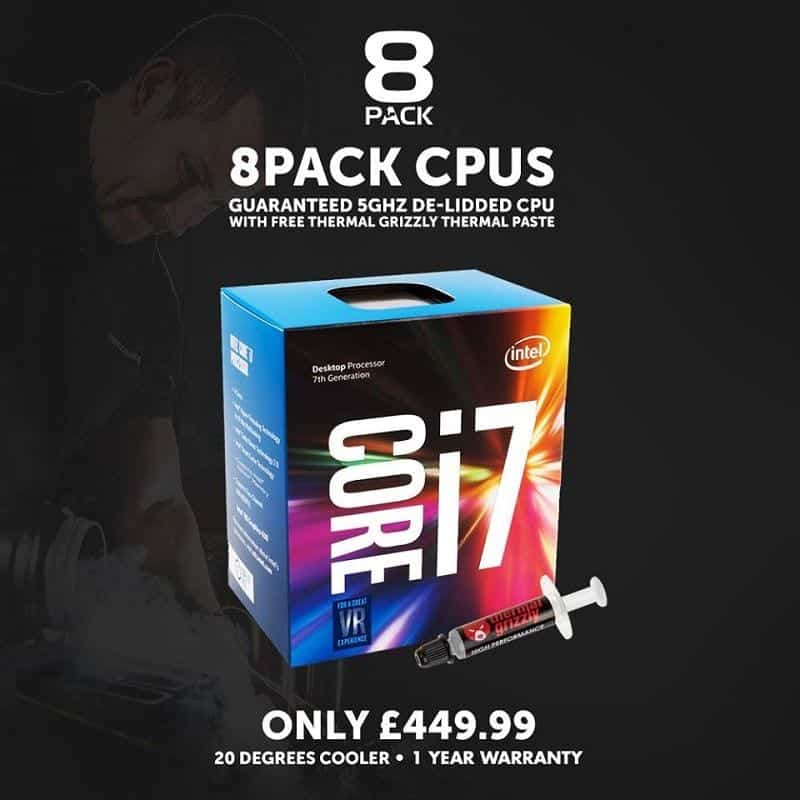 intel i7 7700k 8Pack Edition