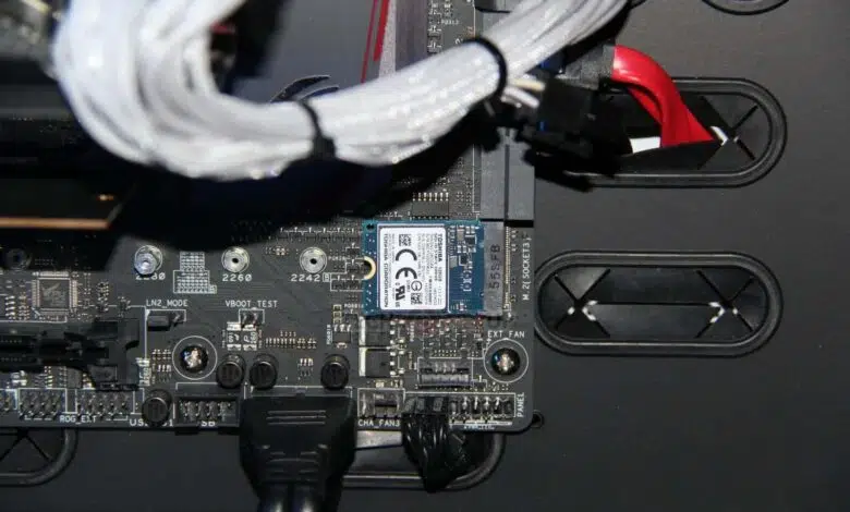 toshiba m.2 ssd mobo