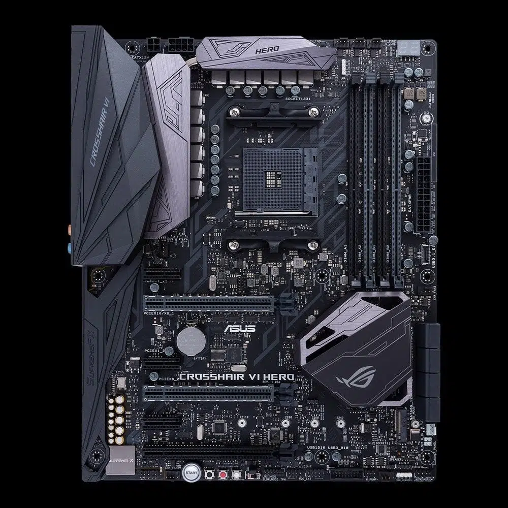 ASUS AM4 X370 Crosshair VI Hero 6 placa base 