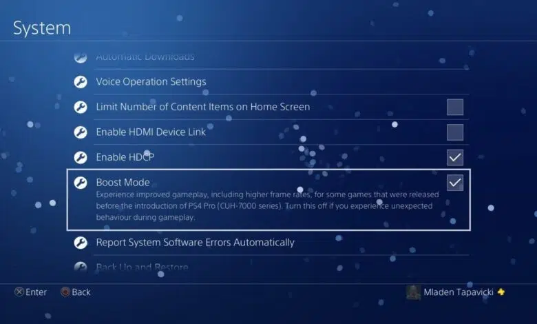 ps4 pro boost mode 1280