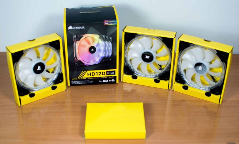 Corsair Vents HD120 Pack HS