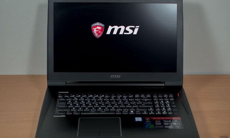 MSI GT73VR Titan Front HS 1
