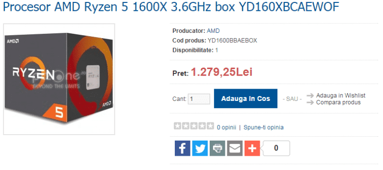 amd ryzen 5 1600x pvp