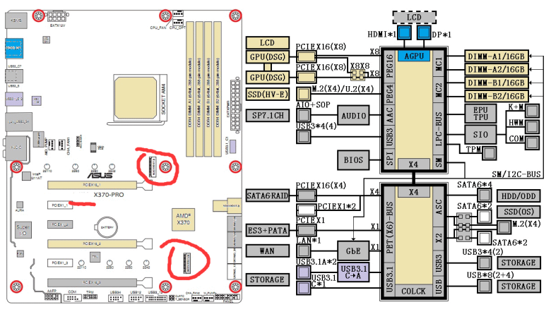 amr ryzen asus pcb