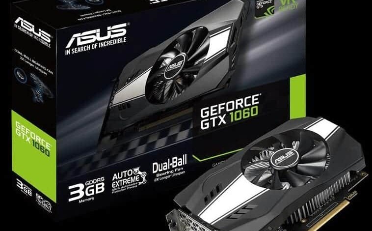 ASUS GTX 1060 Phoenix 3GB