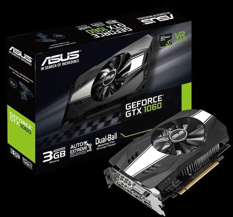 ASUS GTX 1060 Phoenix 3GB