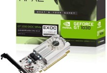 KFA2 GeForce GT 1030 EXOC 671x600