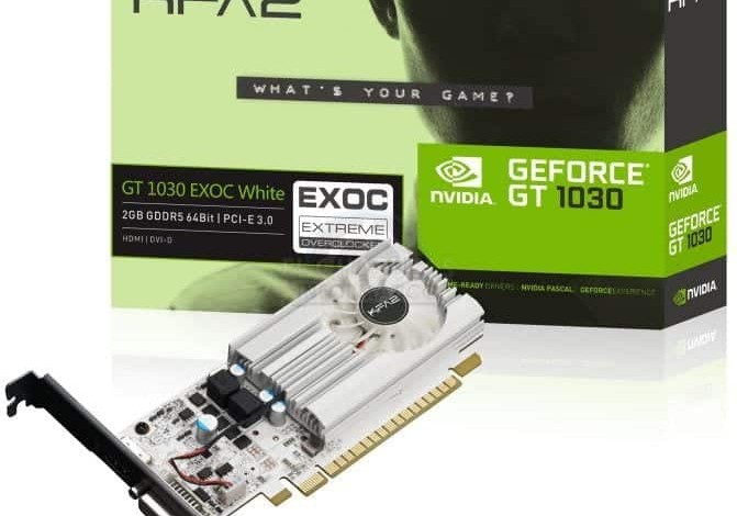 KFA2 GeForce GT 1030 EXOC 671x600