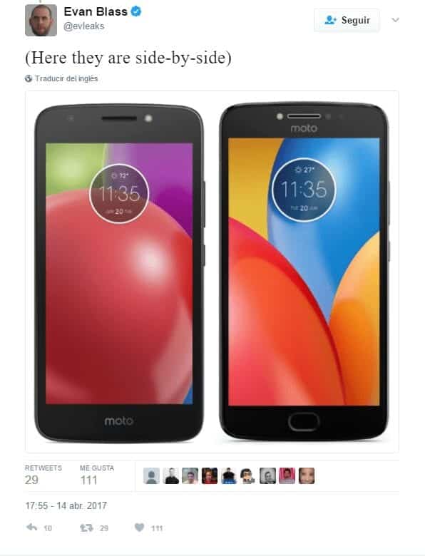 Moto E4 y E4 Plus Filtrados