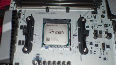 Ryzen 5 1400 montado en placa