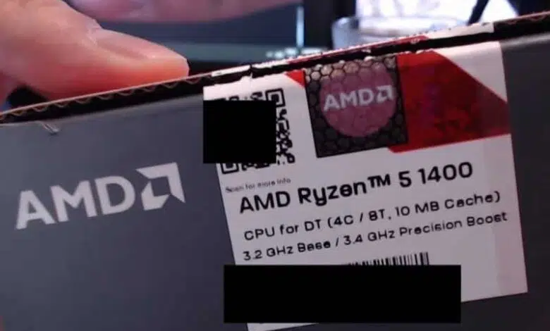 amd ryzen 5 1400