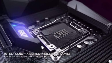ASUS X299 LGA2066 socket