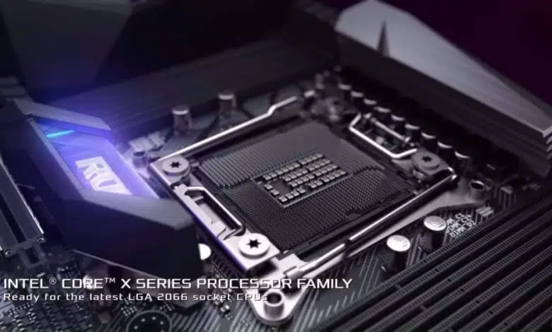ASUS X299 LGA2066 socket