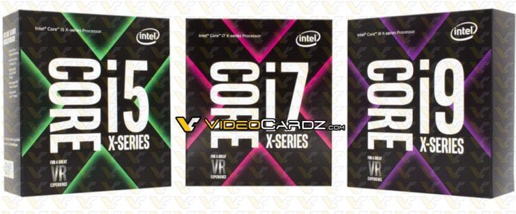 Caja Intel Core i9 Core i7 Core i5