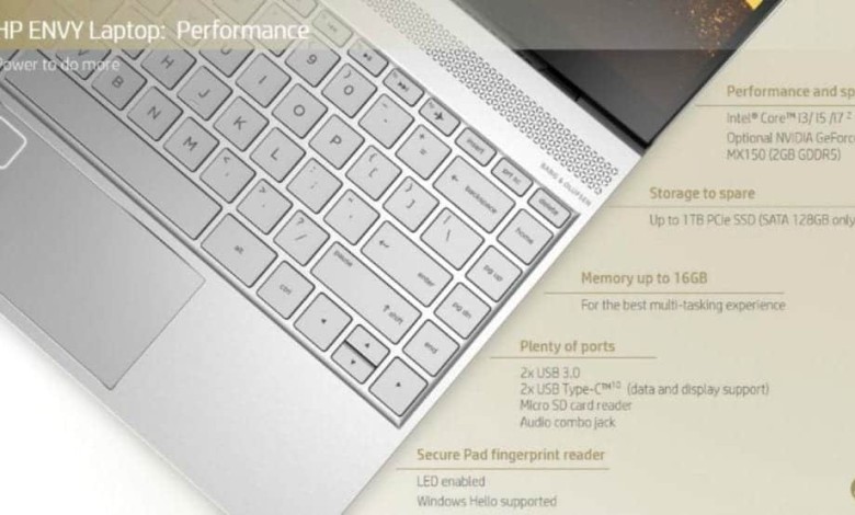 HP Notebook nvidia mx150