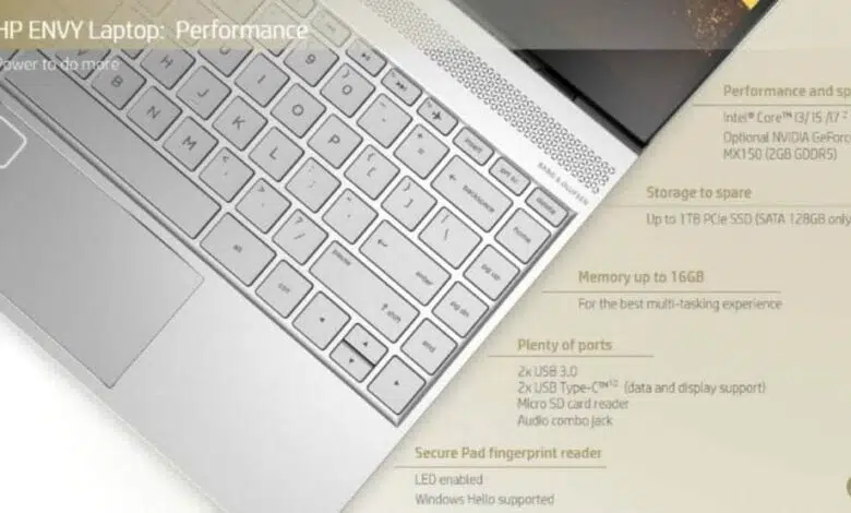 HP Notebook nvidia mx150