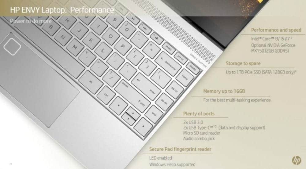 HP Notebook nvidia mx150