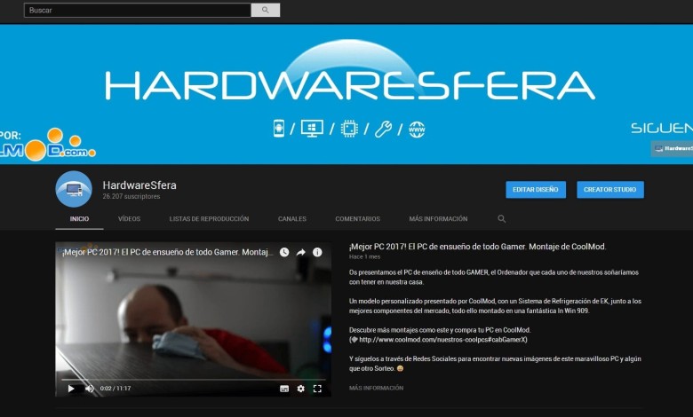 youtube diseño nuevo