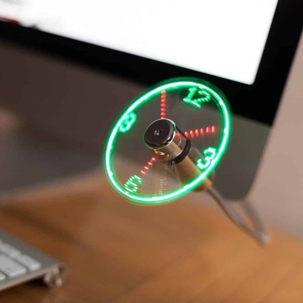 TRIXES Flexible USB reloj