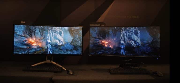 nvidia sdr hdr monitor