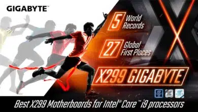 gigabyte x299 placa base record