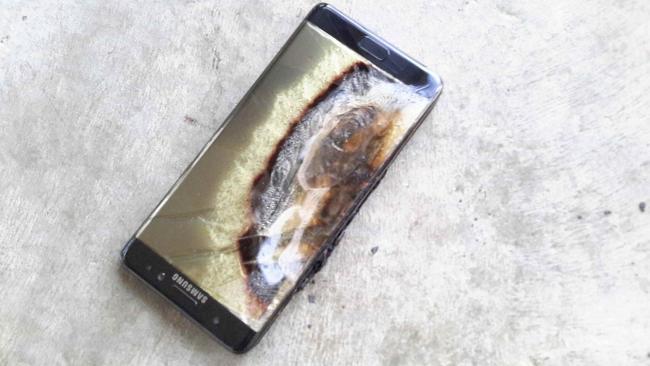 samsung smartphone explosion