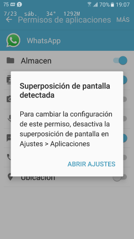 solucion a superposicion de pantalla
