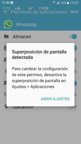 solucion a superposicion de pantalla