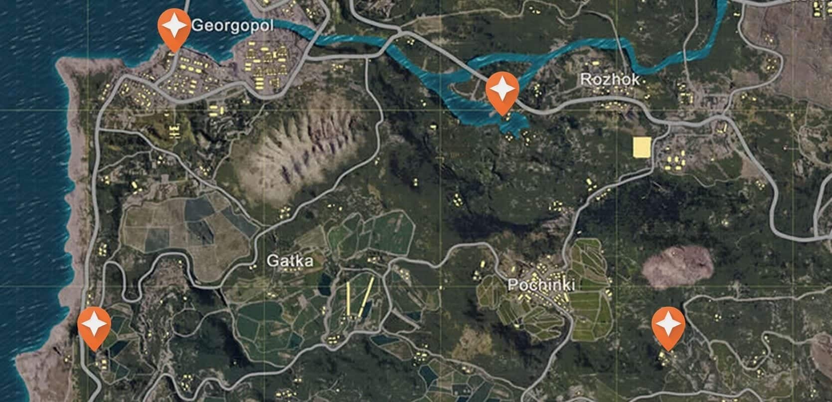 PlayerUnknown’s Battlegrounds mapa 1