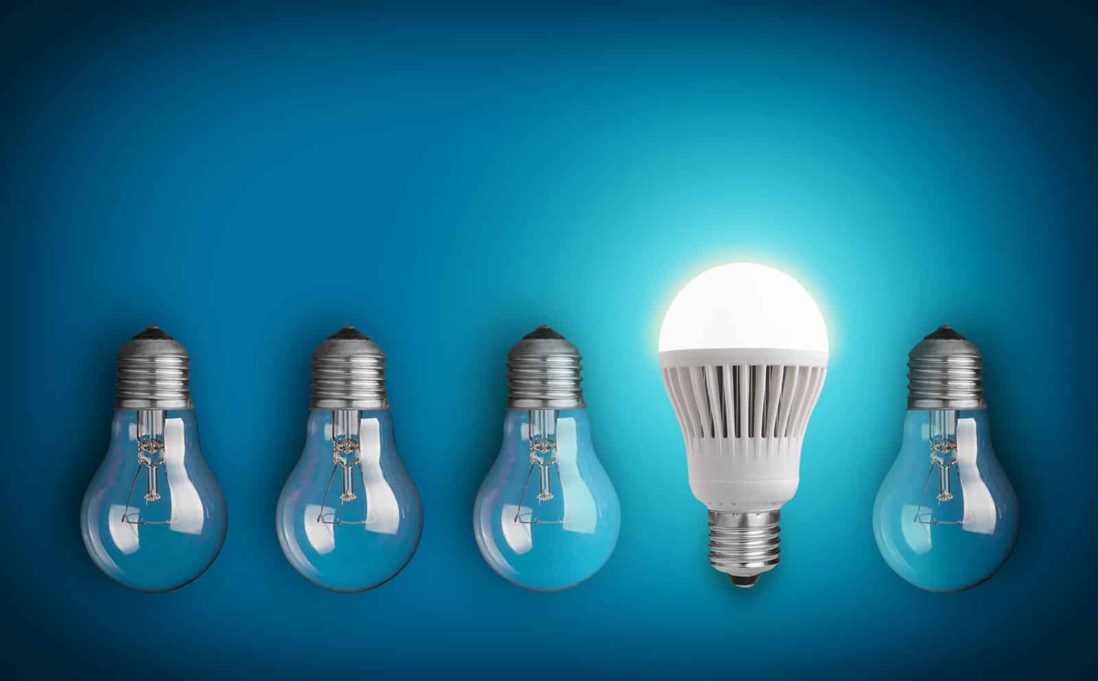 bombilla led incandescente