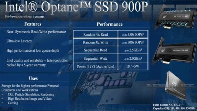 intel optane ssd 900p hardware