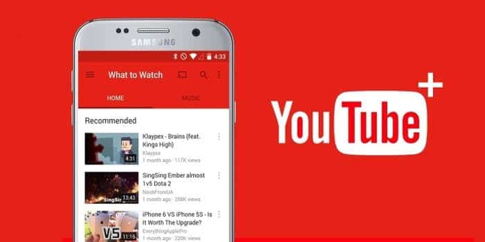 youtube plus servicio