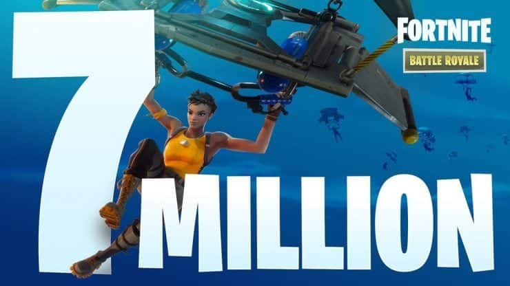 Fortnite Battle Royale 7 millones