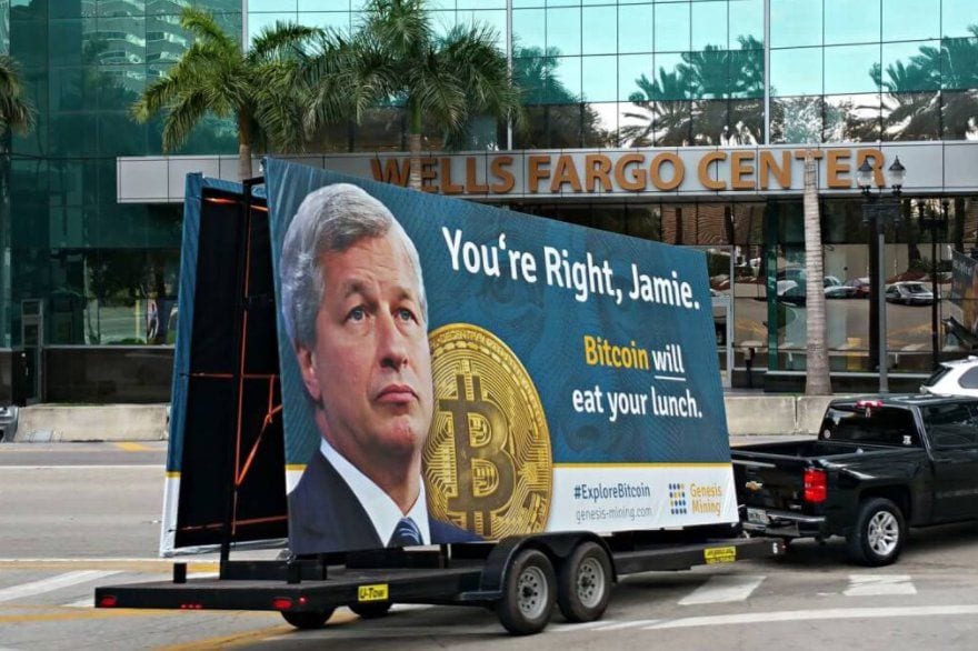 bitcoin jamie dimon almuerzo