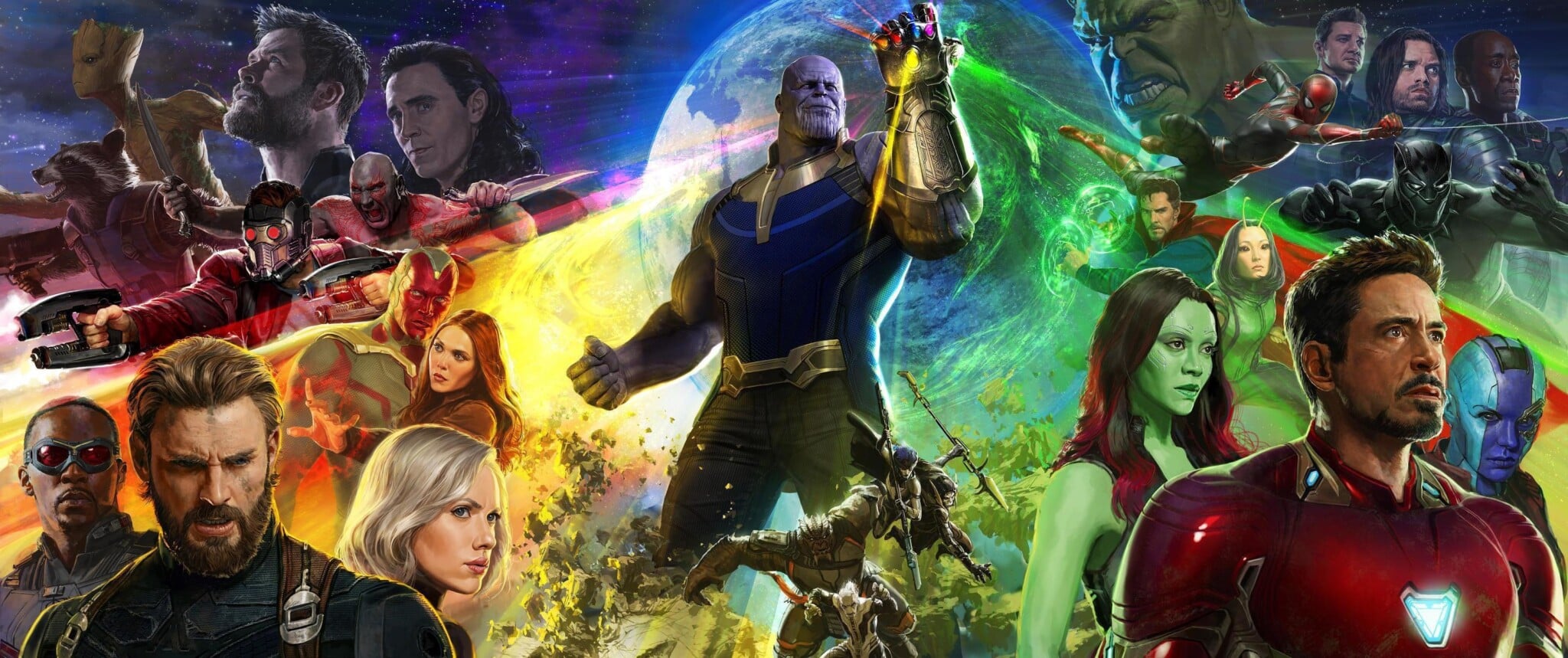 The Avengers. Infinity War scaled