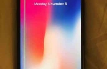 iPhone X linea verde