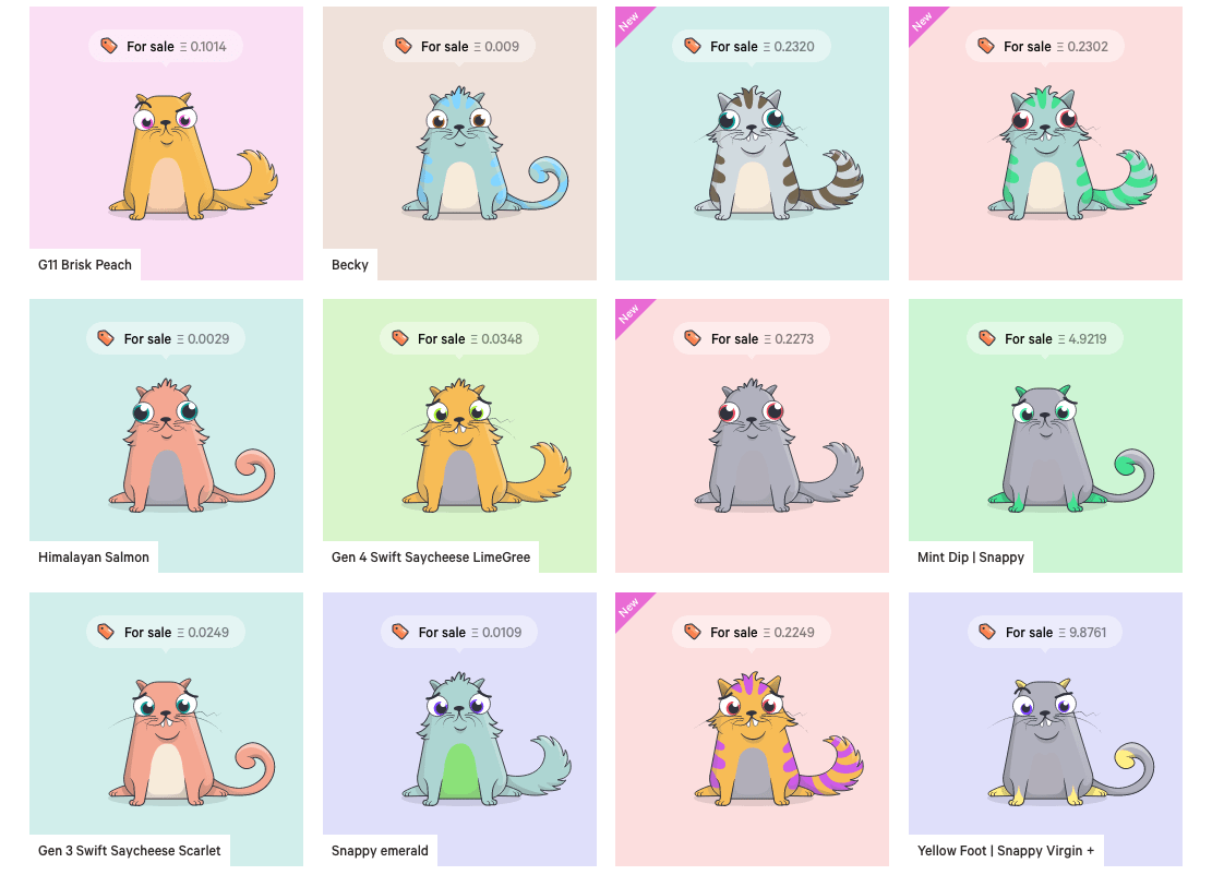 cryptokitties ethereum