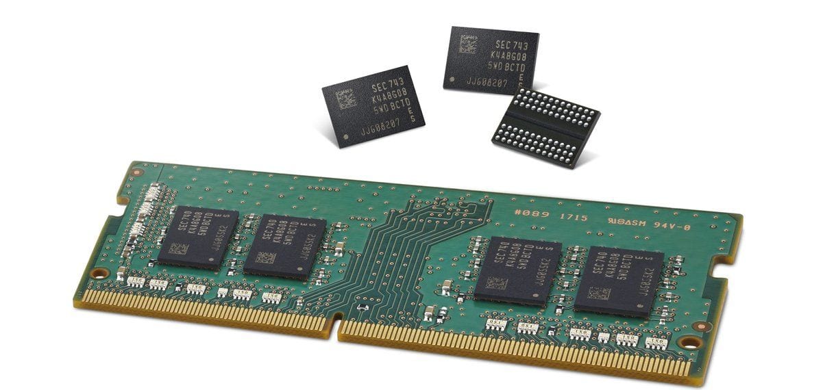 samsung dram 8gb 10nm